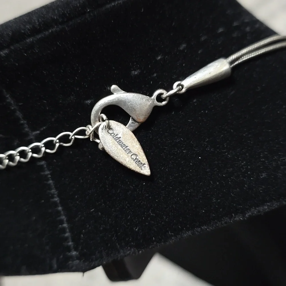 ✨️4/$20 Multi Strand Natural Shell & Glass Beads Silver Chain Necklace